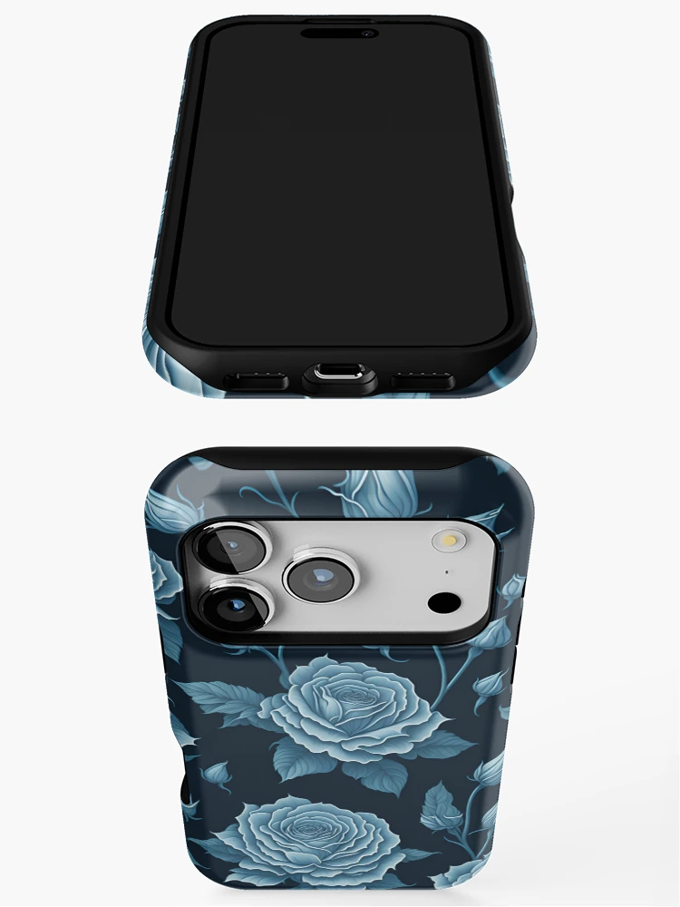 Thumbnail 3 of 4, iPhone Case, White Color Roses Pattern designed and sold by DesignCentrum.