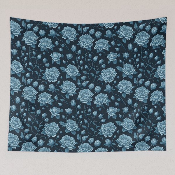 Item preview, White Color Roses Pattern designed and sold by DesignCentrum.