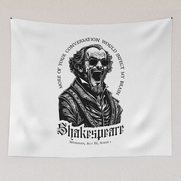 Item preview, More Of Your Conversation Funny Shakespeare Shades Quote designed and sold by GrandeDuc.
