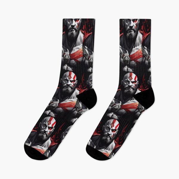 Item preview, "Fury Unleashed: Kratos, the God of War, in Majestic Action" designed and sold by PRINT SCAPE.
