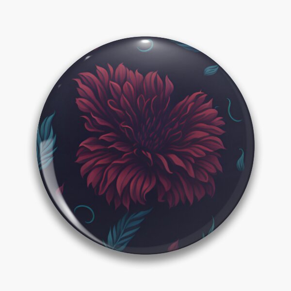Item preview, Red Color Floral Pattern designed and sold by DesignCentrum.