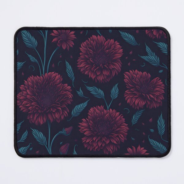 Item preview, Red Color Floral Pattern designed and sold by DesignCentrum.
