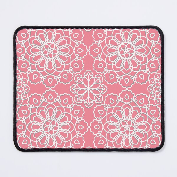 Item preview, Romantic white lace on Pink designed and sold by mixMixtli.