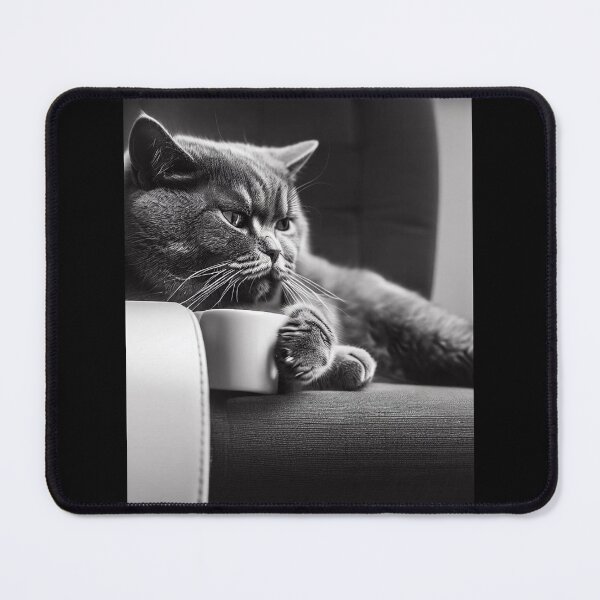 Item preview, Relaxing moments with cat and coffee designed and sold by vk09.