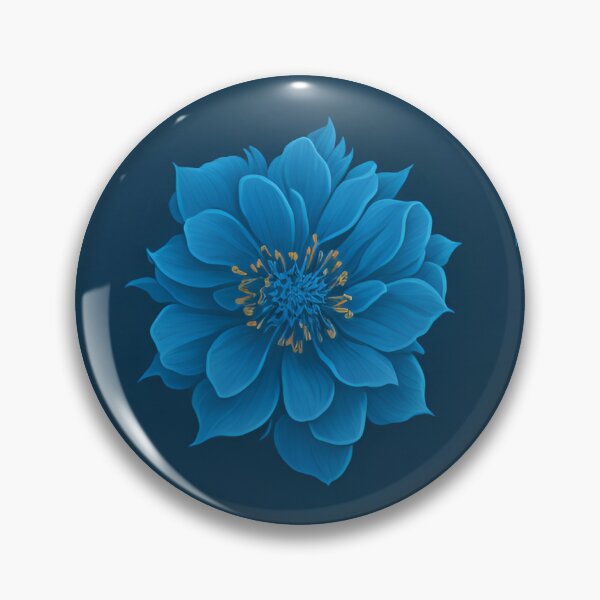 Item preview, Blue Color Floral Pattern designed and sold by DesignCentrum.