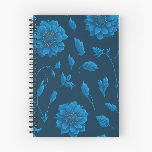 Item preview, Blue Color Floral Pattern designed and sold by DesignCentrum.