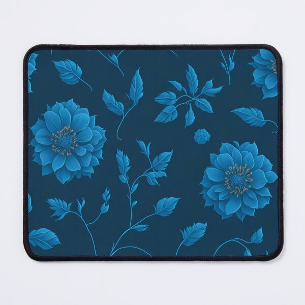 Item preview, Blue Color Floral Pattern designed and sold by DesignCentrum.