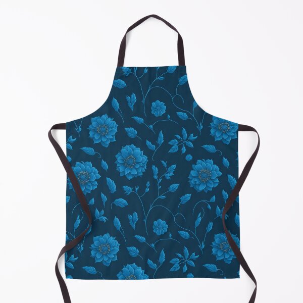 Item preview, Blue Color Floral Pattern designed and sold by DesignCentrum.