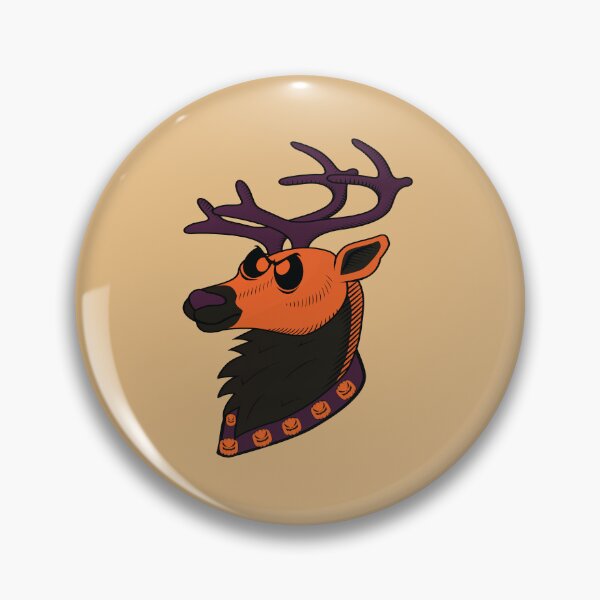 Artikelvorschau, Scary Deer Halloween costume with big antlers entworfen und verkauft von Donutlovers.