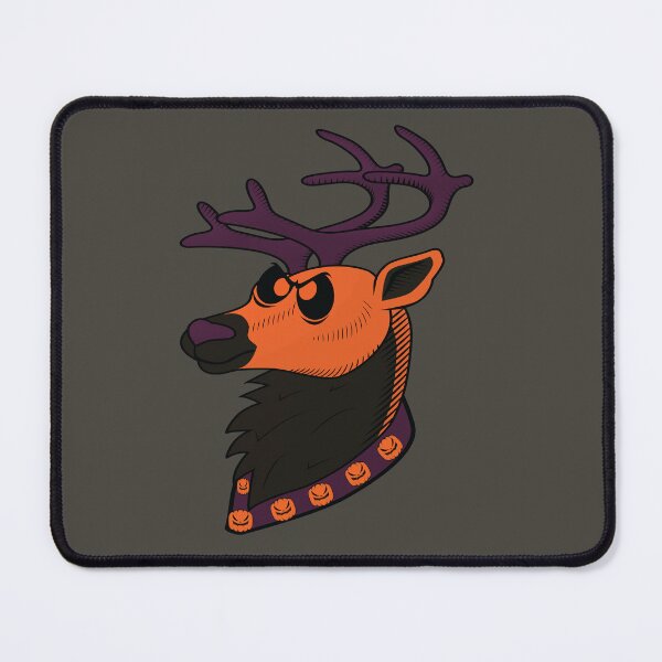 Item preview, Scary Deer Halloween costume with big antlers designed and sold by Donutlovers.