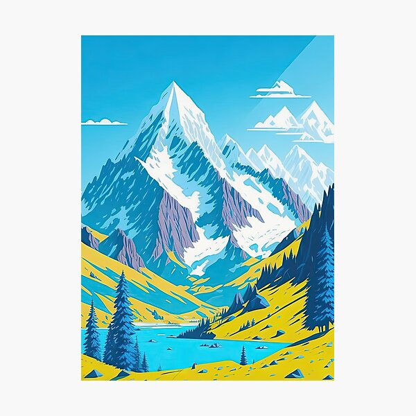 Item preview, The Swiss Alps designed and sold by fleurdesignart.