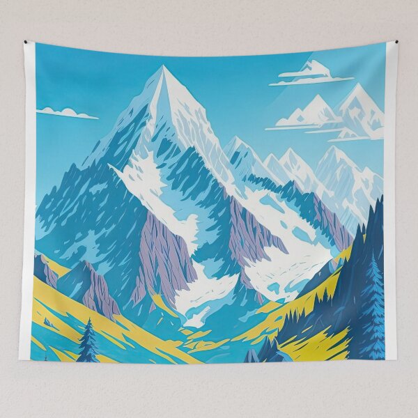 Item preview, The Swiss Alps designed and sold by fleurdesignart.