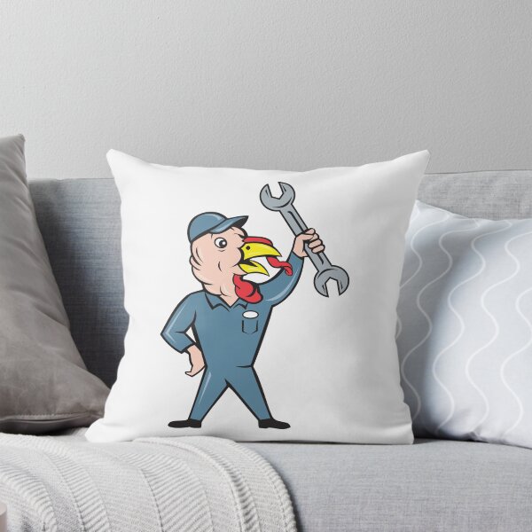 Item preview, Turkey Mechanic Spanner Isolated Cartoon designed and sold by patrimonio.
