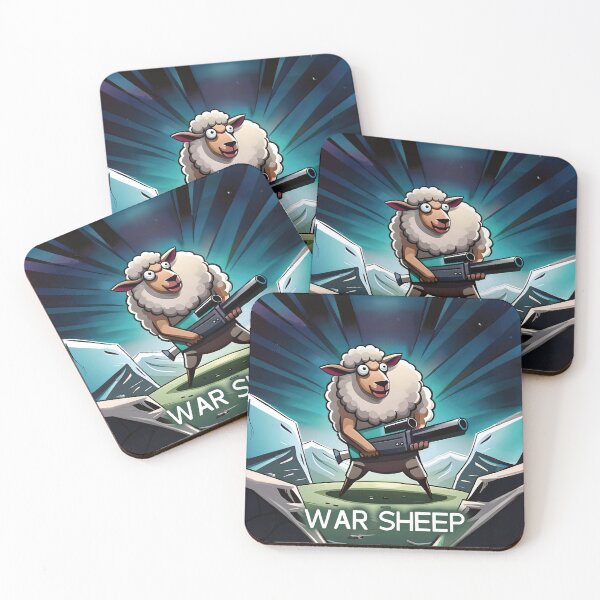 Item preview, War Sheep - funny wordplay designed and sold by twisted-dot.