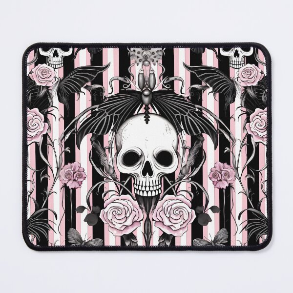 Item preview, Sweet Pinkish Halloween Skull Pattern designed and sold by Syphi.