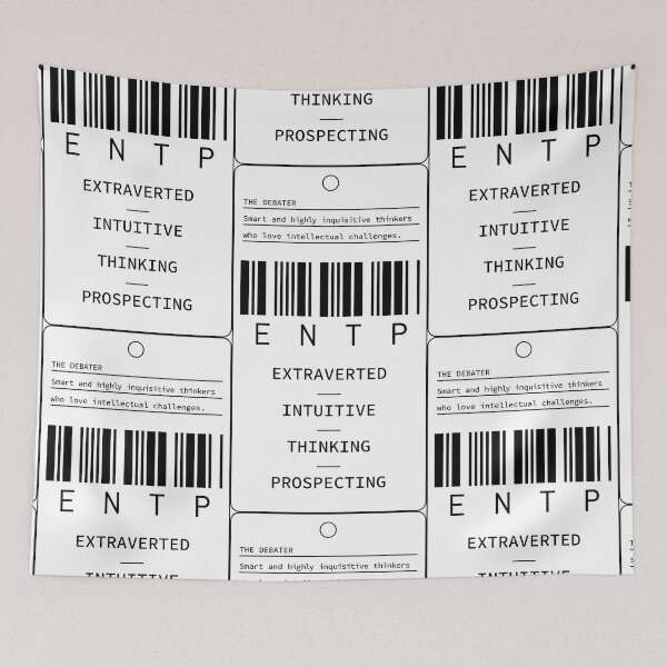 Item preview, ENTP - The Debater - Extraverted Intuitive Thinking Prospecting designed and sold by Millusti.
