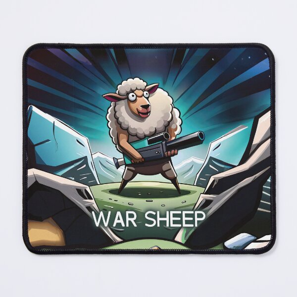 Item preview, War Sheep - divertido juego de palabras designed and sold by twisted-dot.