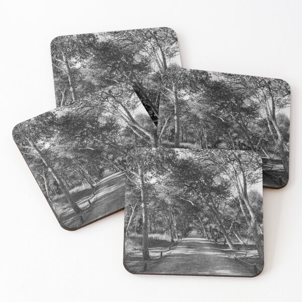 Item preview, Forest Pathway with autumn leaves falling  designed and sold by Donutlovers.