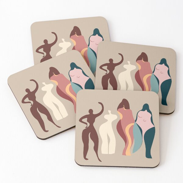 Item preview, Diverse Forms: Abstract Women Illustration of Different Body Shapes designed and sold by ciaobebo.