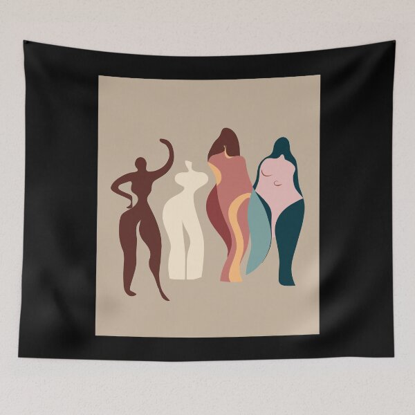 Item preview, Diverse Forms: Abstract Women Illustration of Different Body Shapes designed and sold by ciaobebo.