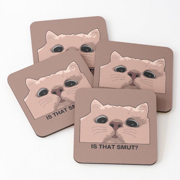 Item preview, is that smut? cute peeking cat  designed and sold by catdiasart.