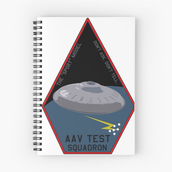 Item preview, The "Sport Model" Flying Saucer AAV Test Squadron Patch Design designed and sold by RealPilotDesign.