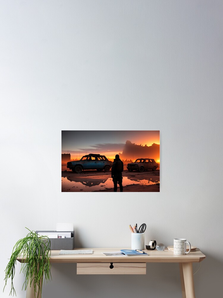 Imagen 2 de 3, Póster con la obra The Last Humans - photoreal apocalyptic art, diseñada y vendida por MasterRM2023.