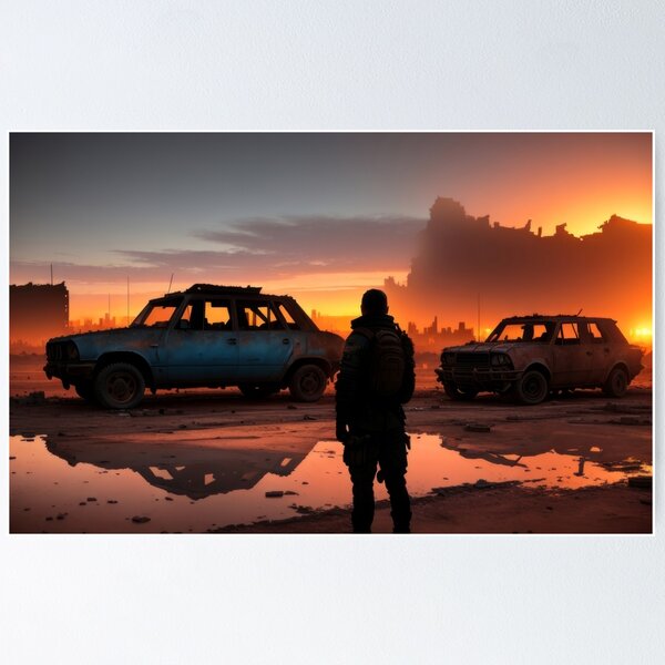 Artikelvorschau, The Last Humans - photoreal apocalyptic art entworfen und verkauft von ROBIN MACGREGOR.