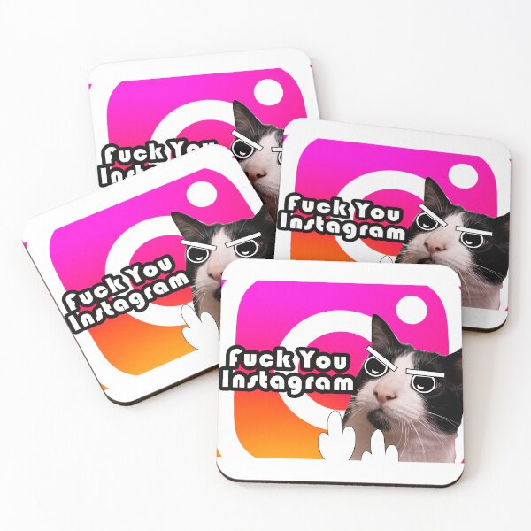 Item preview, fuck you instagram designed and sold by BrunodiCat.