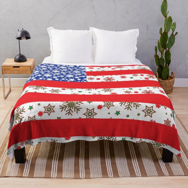 Artikelvorschau, American Christmas flag entworfen und verkauft von Donutlovers.