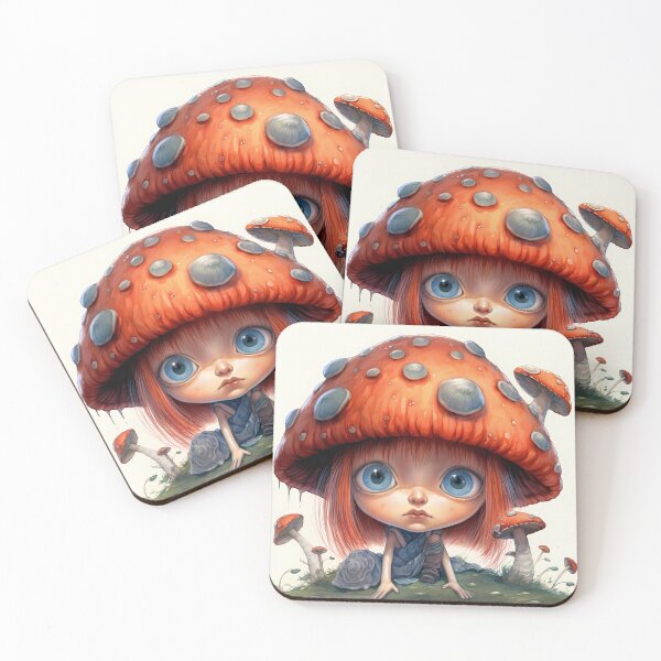Item preview, Pixie With A Mushroom Hat designed and sold by MTJ-Mushrooms.