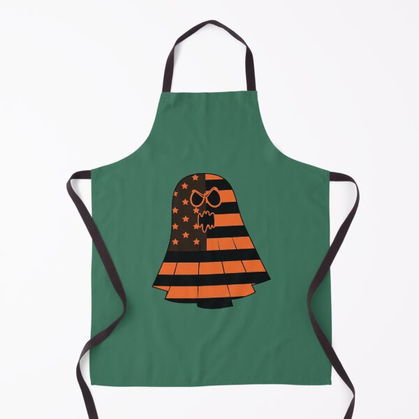 Item preview, Ghost wearing Orange American flag  designed and sold by Donutlovers.