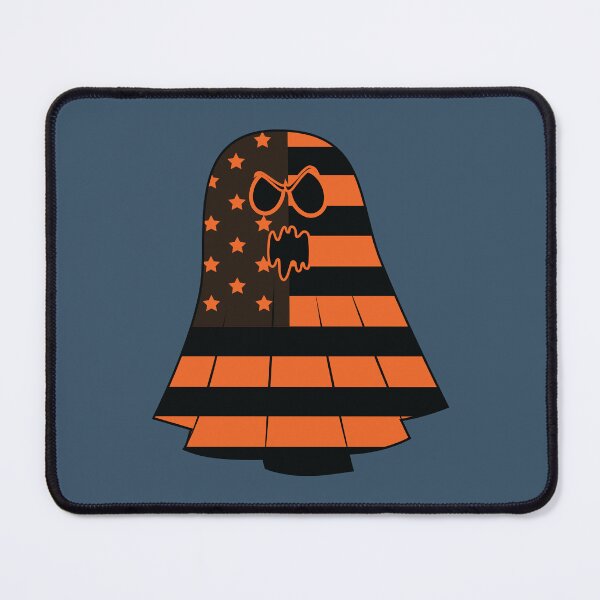 Item preview, Ghost wearing Orange American flag  designed and sold by Donutlovers.