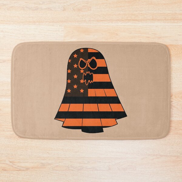 Item preview, Ghost wearing Orange American flag  designed and sold by Donutlovers.