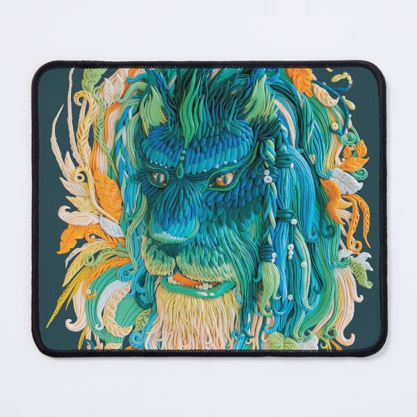 Item preview, Green lion designed and sold by sinegkina.