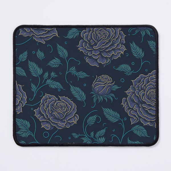 Item preview, Blue and Yellow Color Roses Pattern designed and sold by DesignCentrum.