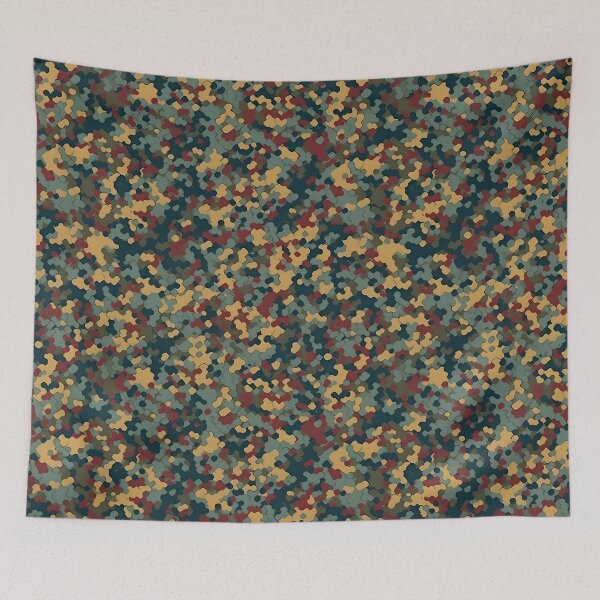 Item preview, Red Battleground Camo designed and sold by PixlMasterpiece.