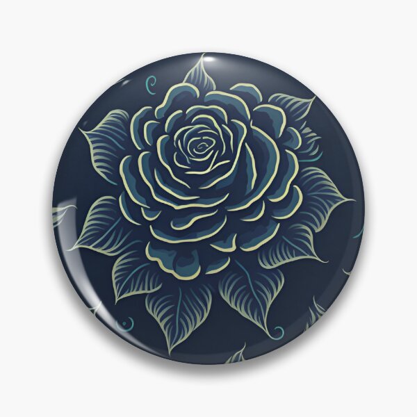 Item preview, Blue and Yellow Color Roses Pattern designed and sold by DesignCentrum.