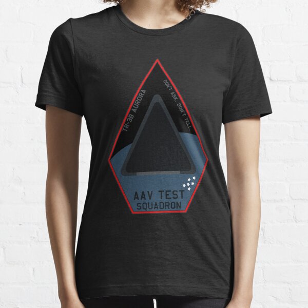 TR-3B "Aurora" Spaceplane Black Triangle Fantasy Patch Essential T-Shirt