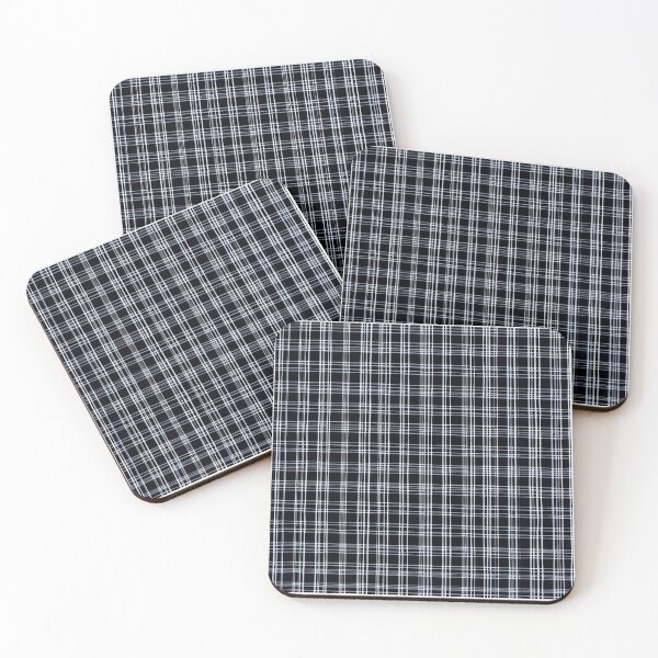 Item preview, Black and White Plaid Patterned Print, Black and White Striped and Checkered Pattern, Plaidify designed and sold by TGAL2.