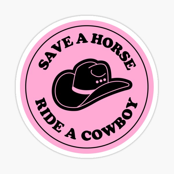 Item preview, save a horse, ride a cowboy designed and sold by catdiasart.