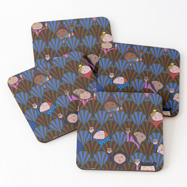Item preview, Girl Power Squad - BLUE designed and sold by Natalia Nogueira.