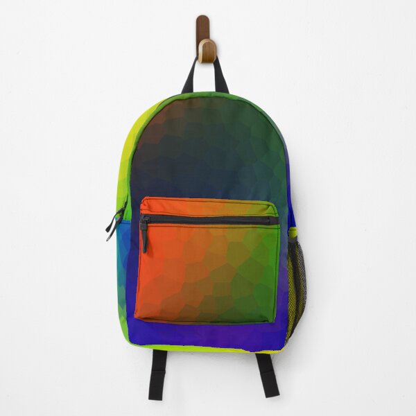 Item preview, Neon Lights Rainbow Low Poly Abstract  designed and sold by shaldesign.