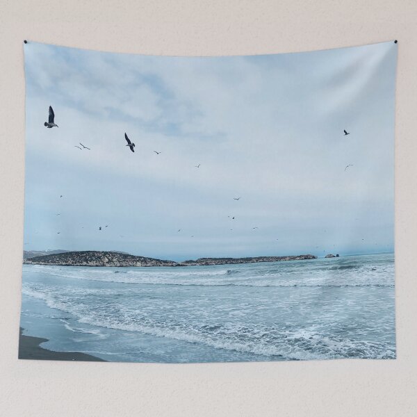 Item preview, Seagull flying above the beach  designed and sold by Donutlovers.