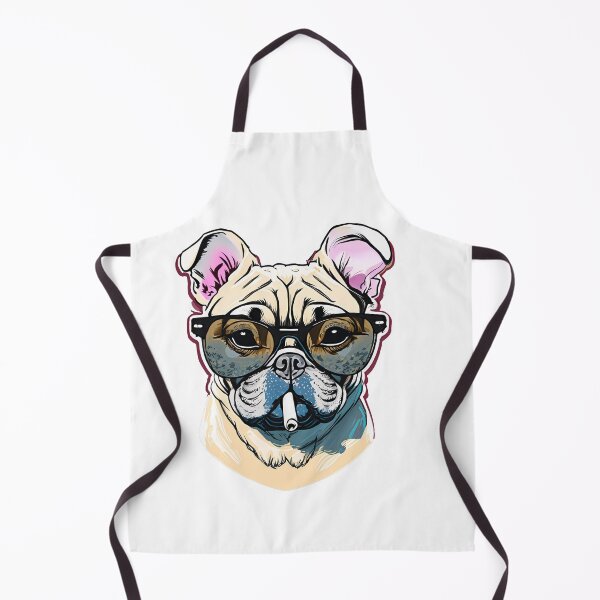 Item preview, pug wearing sunglasses and smoking cigar designed and sold by DeluxBee.