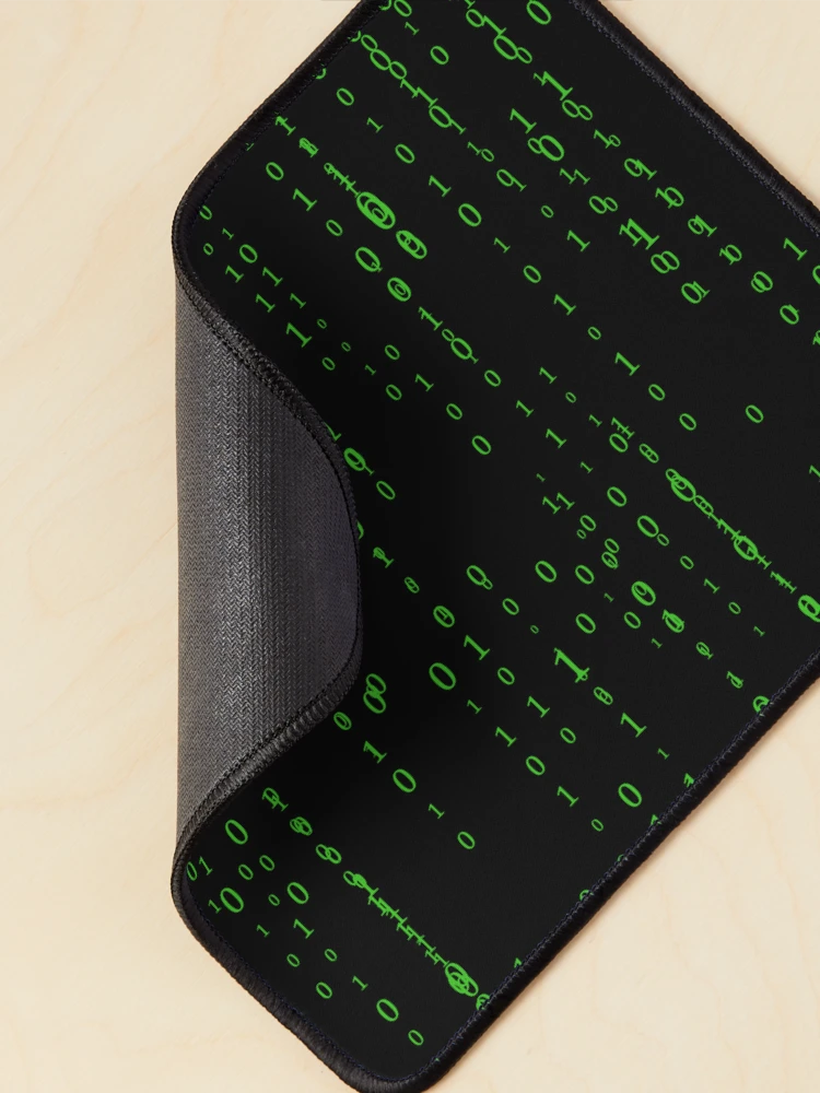 Thumbnail 2 of 5, Mouse Pad, Matrix pattern, binary computer code designed and sold by Payna Store.