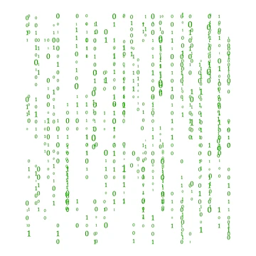 Artwork thumbnail, Matrix pattern, binary computer code by Payna Store