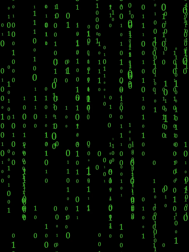 Thumbnail 7 of 7, Oversized T-Shirt, Matrix pattern, binary computer code designed and sold by Payna Store.