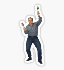 Elon Musk celebrating in 2002 Sticker