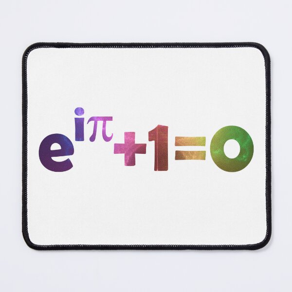 Item preview, Euler's identity colorful fat font designed and sold by lakitzi.
